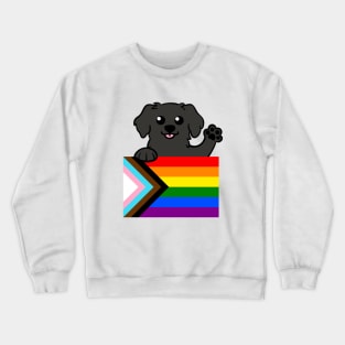 Love is Love Puppy - Black Crewneck Sweatshirt